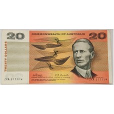 AUSTRALIA 1968 . TWENTY 20 DOLLARS BANKNOTE . PHILLIPS/RANDALL . STAR NOTE